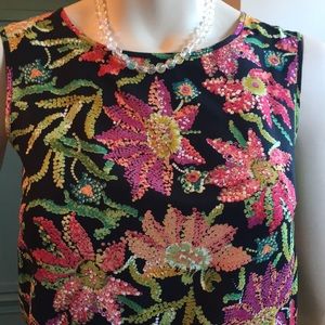 Beautiful Escada sleeveless blouse